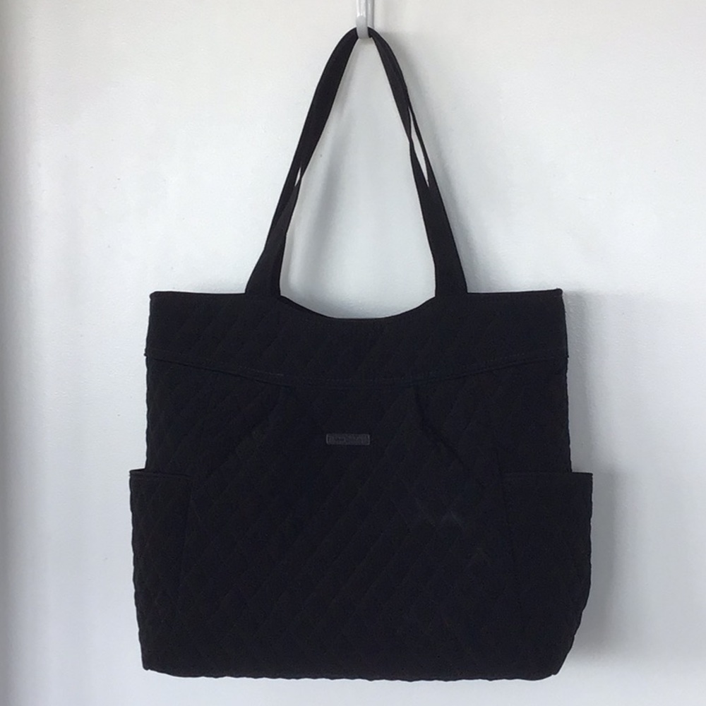 Vera Bradley Quilted Black Tote